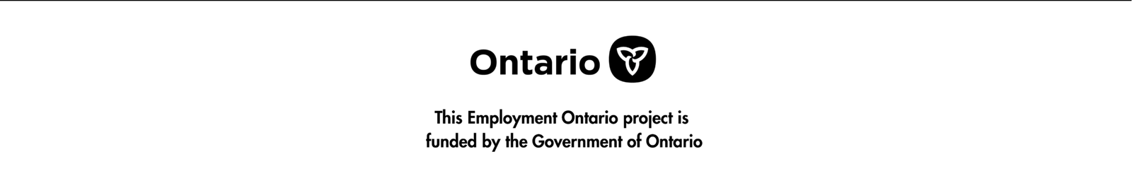 Government of Canada, Employment Ontario and Government of Ontario logos